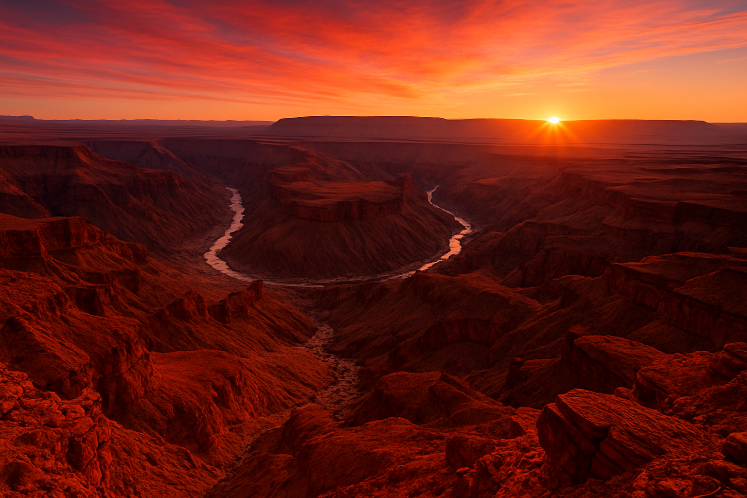 découvrez le fish river canyon, l'une des gorges les plus spectaculaires du monde. ce guide complet vous accompagne à travers ses paysages à couper le souffle, ses sentiers de randonnée et ses secrets cachés. préparez votre aventure inoubliable dans ce site naturel d'exception.