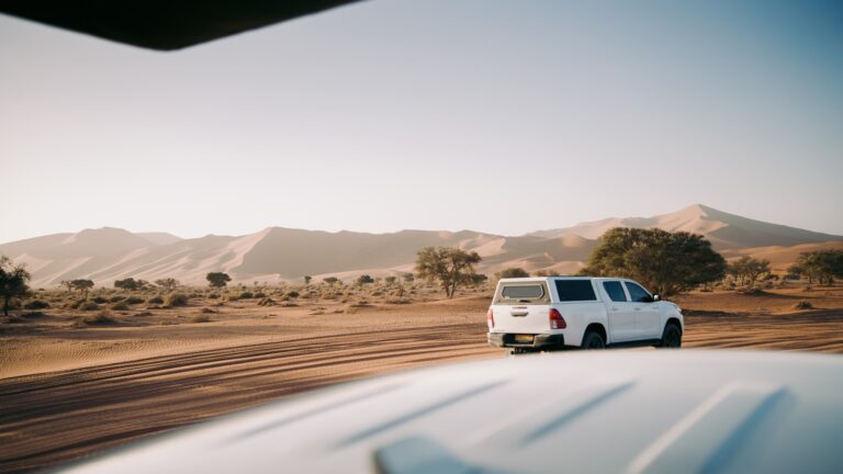 Piste de Namibie pour circuit en 4x4